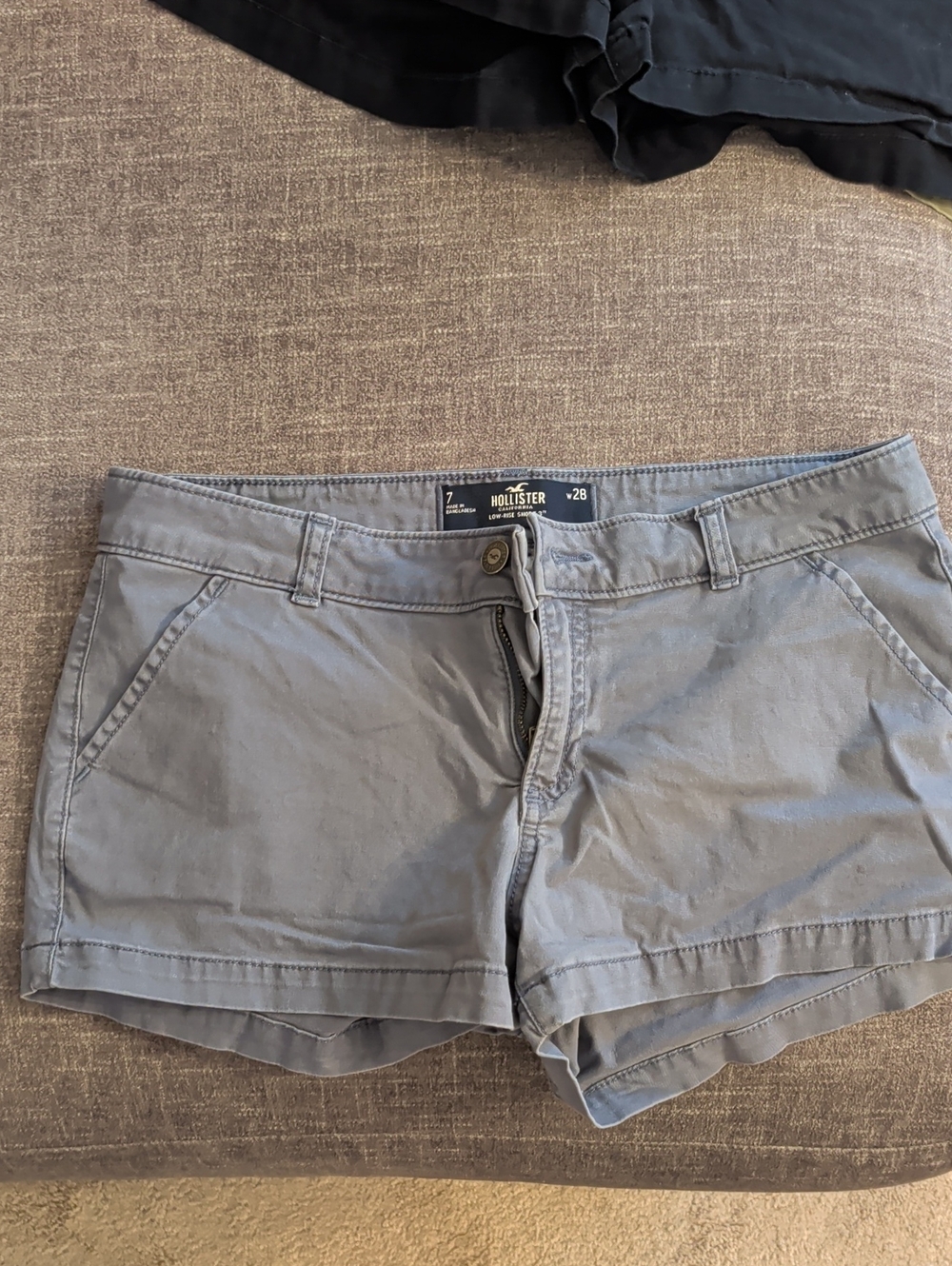 Hollister Women's Light Gray Casual Shorts